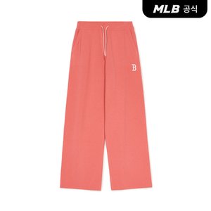 MLB [코리아공식] 여성 바시티 스웨터 와이드팬츠 BOS (Pink)