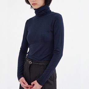 W_립 터틀넥 루즈핏 긴소매 티셔츠 LRT2139L