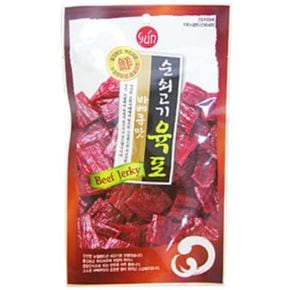 술안주 썬푸드 순쇠고기 육포 바베큐맛  42g X ( 2매입 )