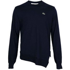 X 라코스테 네이비 로고 울 니트 FLN002W23 NAVY FLN002W23NAVY