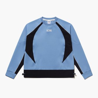 르꼬끄골프 [여주점] _여성 배색 포인트 스웻셔츠 GQ322LRL93 LBLU