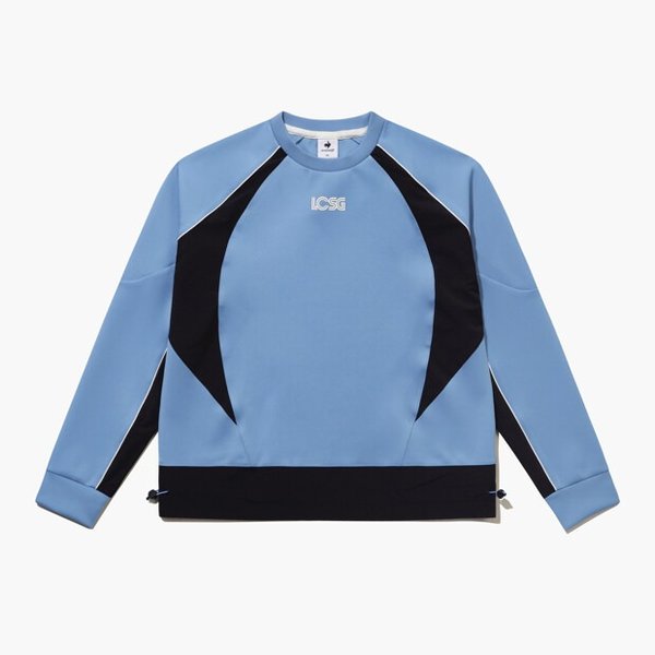 [여주점] _여성 배색 포인트 스웻셔츠 GQ322LRL93 LBLU