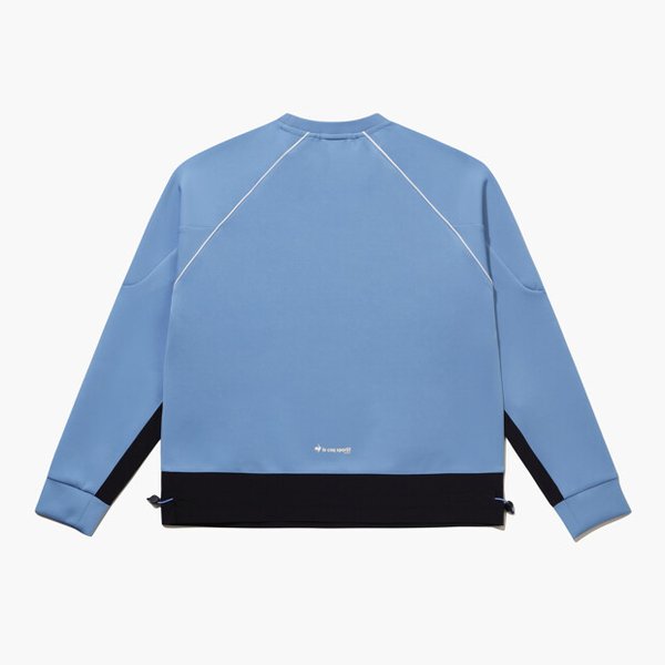 [여주점] _여성 배색 포인트 스웻셔츠 GQ322LRL93 LBLU