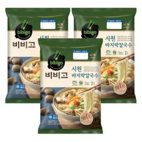 비비고 시원바지락칼국수 642g 3봉