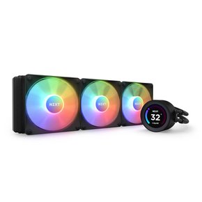 NZXT KRAKEN Elite RGB 360 Black 간이 수냉 CPU 쿨러 RL-KR36E-B1 FN1884