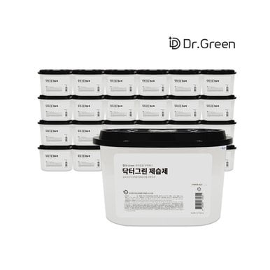 닥터그린 선반형 제습제 510ml x 24개 / 염화칼슘 습기제거제 옷장용 다용도용 (무료배송)