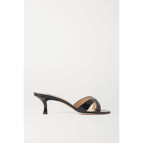 Callamu 50 Patent-leather Mules 블랙