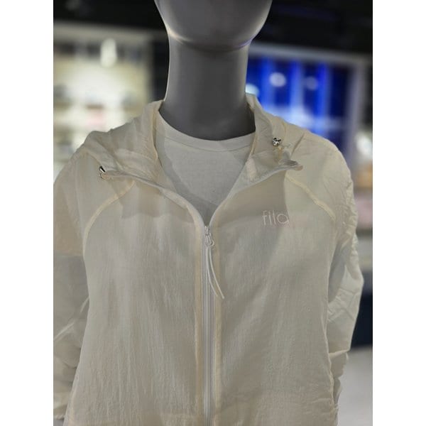 [파주점] 여성 경량 후드 셔링 바람막이 (FS2JKH2152F-OWH)