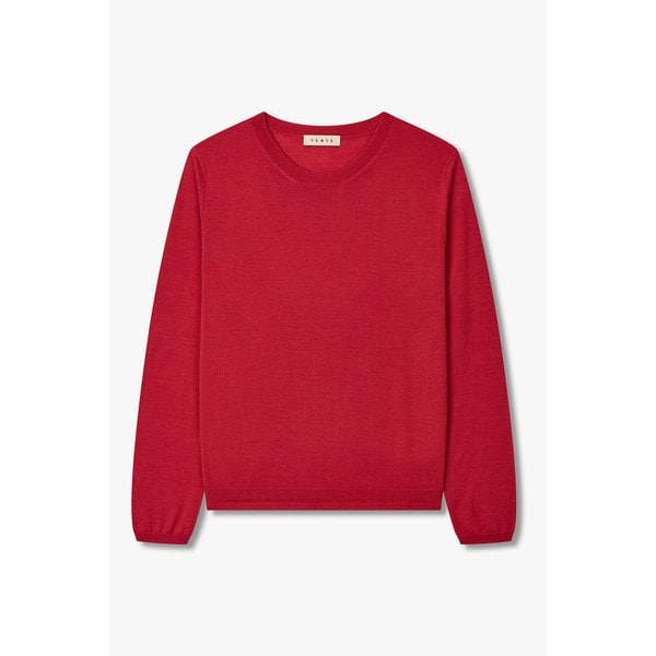 레이어드 헴 울 실크 니트 IA16152102150