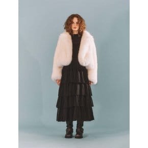 Faux Fur Jacket_White