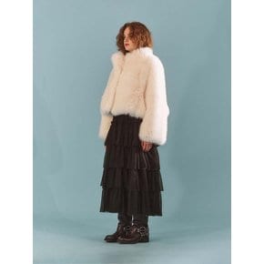 Faux Fur Jacket_White