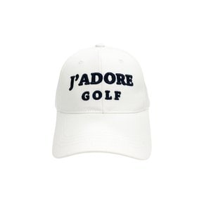 J’adore golf ball-cap 자도르 골프 볼캡 WHITE