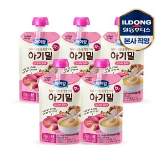 일동후디스 후디스 아이얌 아기밀 고구마 퓨레 100g 5개