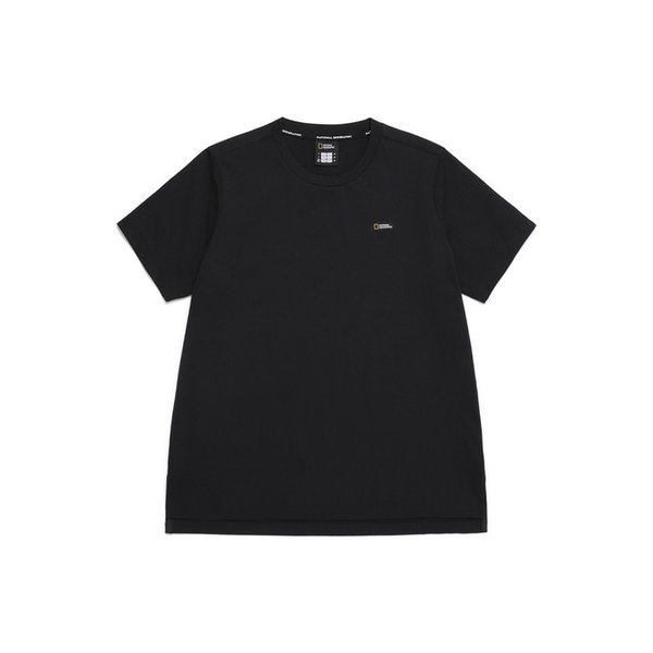 N252WTS930 여성 COOL MAX 스몰로고 반팔 티셔츠 CARBON BLACK