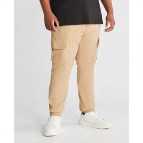 3904682 Calvin Klein Plus Skinny Washed Cargo Pants - Travertine 64223915