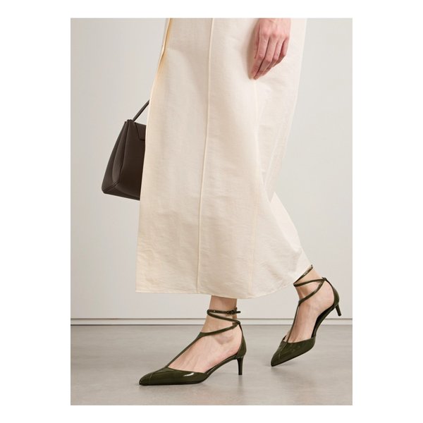 케이트 미아 페이턴트 가죽 펌프스 밀리터리 그린 1647597358818249