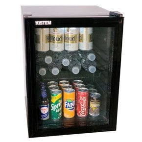 키스템 미니쇼케이스 35리터 강화유리 소형 음료수냉장고 KIS-KDS35R 탕비실 휴게실 업소용 카페