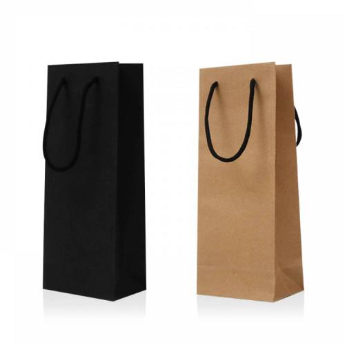 무지 쇼핑백 종이가방 샴페인 와인쇼핑백 종이봉투 크라프트 가방 토트백 X ( 5매입 )