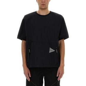25SS 앤드원더 퍼텍스 윈드 티셔츠 5745121017010 BLACK DOM