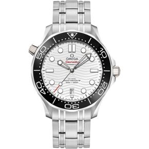 미국 트리플에잇 헬멧 Omega Seamaster Diver 300M White Dial Mens 워치 210.30.42.20.04.001 1