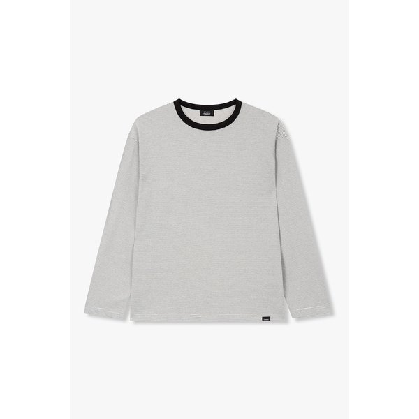 [MEN] 핀스트라이프 롱슬리브 티셔츠 91M6122123001