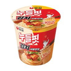 농심 누들핏 김치사발면맛 37.5g X 8개