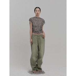 COLOR DYEING JEAN [KHAKI]