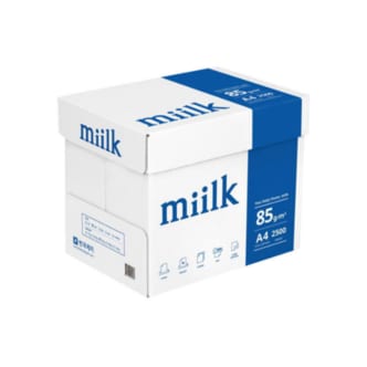 miilk 밀크 A4 복사용지 A4용지 복사지 85g 2500매 1박스