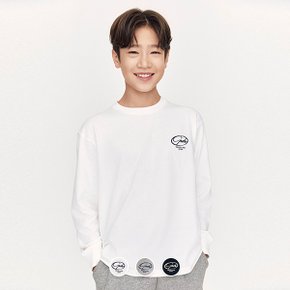 03025911 헤비 코튼 솔리드 긴팔 티셔츠