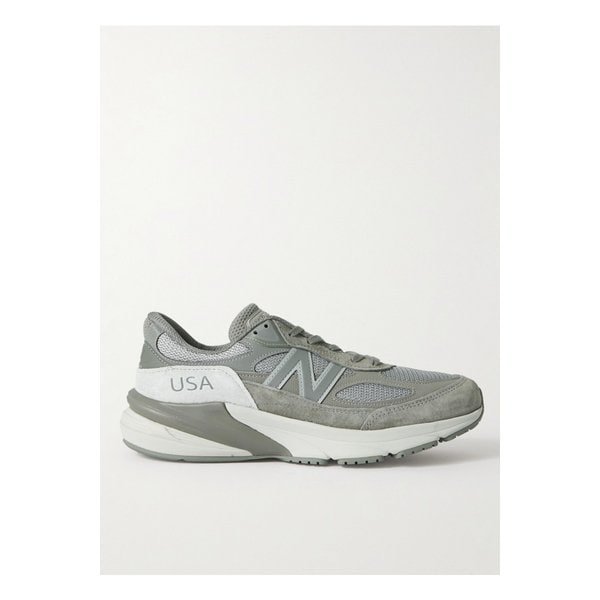 WTAPS® 990v6 가죽 트리밍 스웨이드 메시 스니커즈 그레이 1647597291696566