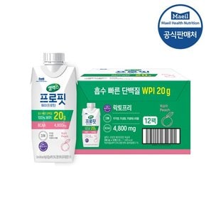 셀렉스 프로핏 웨이프로틴 드링크 복숭아 330ml 12팩