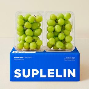 [수플린] 탱글탱글 고당도 어텀 크리스피 청포도 2kg (1kg*2팩)