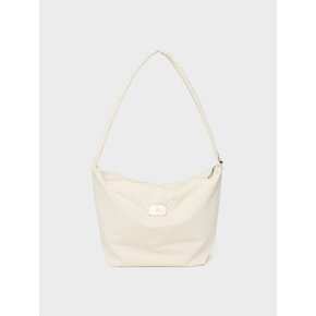 GLOSSY WAVE CROSS BAG [IVORY]