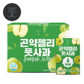 데이앤 풋사과 곤약젤리 130ml x 10포 1박스(총10팩)