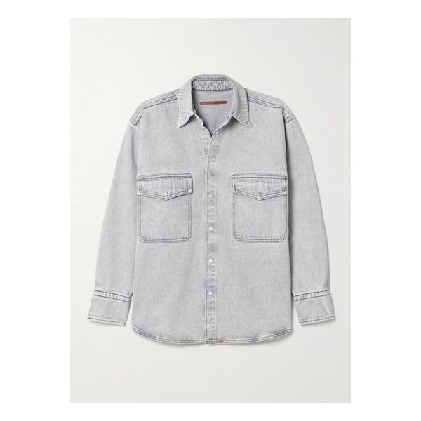 페타르 페트로브 겟 업 오버사이즈 데님 셔츠 라이트 그레이 1647597339708633