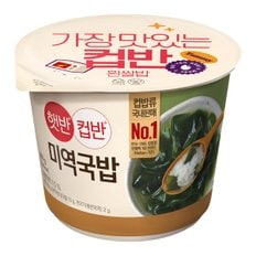 CJ 햇반컵반 미역국밥 167g