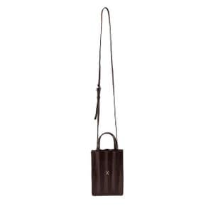 Lucky Pleats Phone Bag Dark Oak (0JSN3CB40201F)