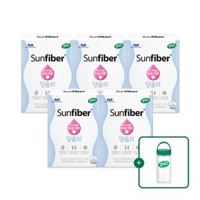 [본사직영] 썬화이버 당솔브(혈당케어) 스틱 6.25g x 50포(총 5박스) [50일분] (+텀블러 증정)