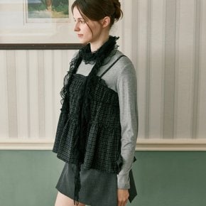 도트 프릴 레이스 롱 스카프_PBBF6F1AC9011
