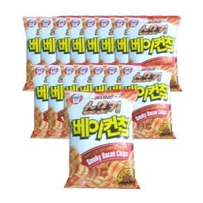 빙그레 돌아온 스모키 베이컨칩 70g x 16개 간식