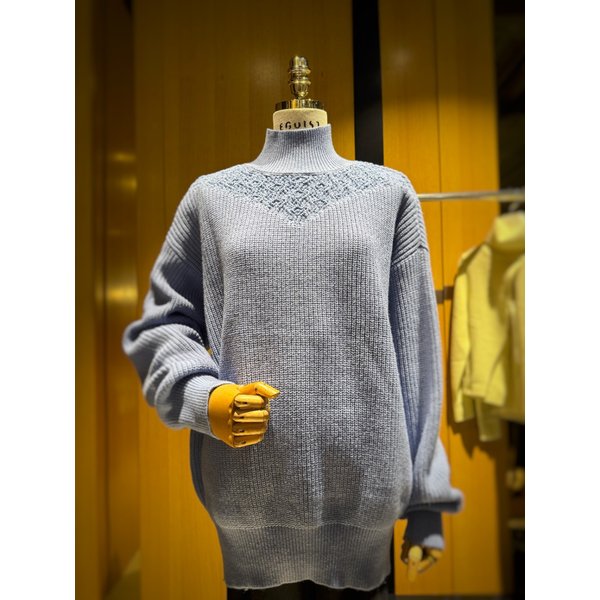 [시흥점] 여성 레이스 루즈 폴라탑 니트 (ER4JK101)