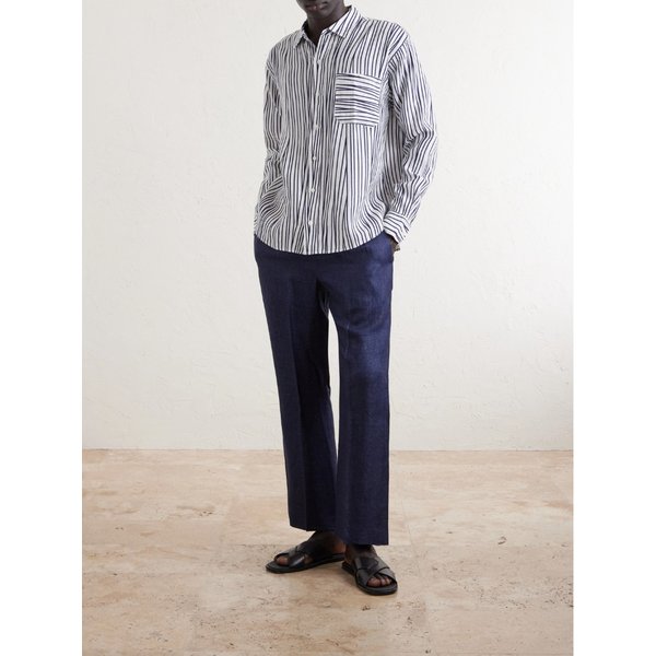 그라스무어 스트라이프 리넨 셔츠 46376663163073646