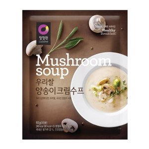 청정원 우리쌀 양송이크림수프 60g