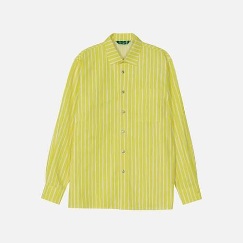 마리메꼬 탑 Marimekko 키오스키 셔츠 옐로우 스트라이프