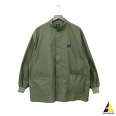 NEEDLES 니들스 24FW S.C. Army Shirt - Olive (PU239) (S.C. AMI 아미 셔츠)