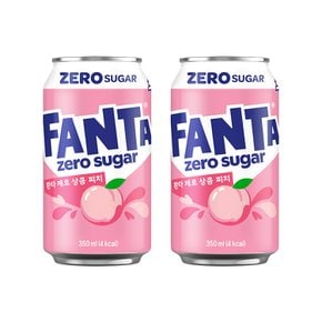 [사전예약] 환타 제로 상큼피치 350ml CAN (24입) *4/22 이후 순차출고