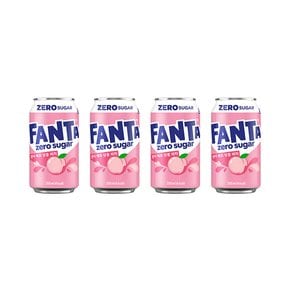 [사전예약] 환타 제로 상큼피치 350ml CAN (24입) *4/22 이후 순차출고