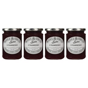 윌킨앤선즈 팁트리 스트로베리 딸기 잼 340g 4개 Wilkin & Sons Tiptree Strawberry Conserve