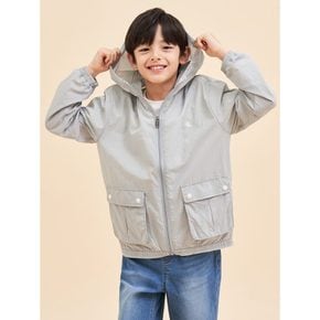 *시즌오프30%*[BEANPOLE KIDS] 한줌 바람막이 점퍼  라이트 그레이 (BI4339U012)