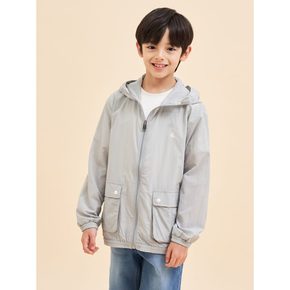 *시즌오프30%*[BEANPOLE KIDS] 한줌 바람막이 점퍼  라이트 그레이 (BI4339U012)